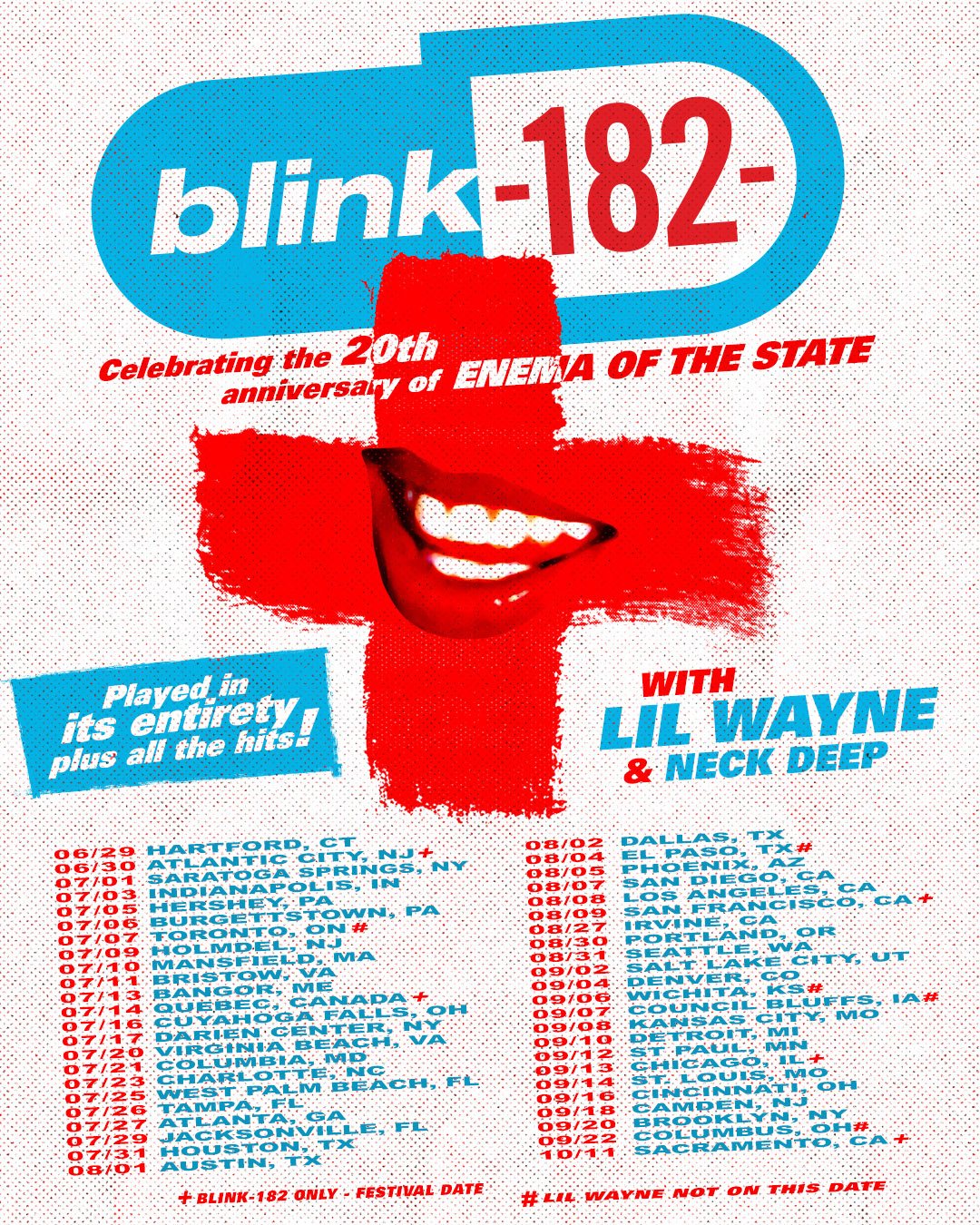 Enema 20 tour poster